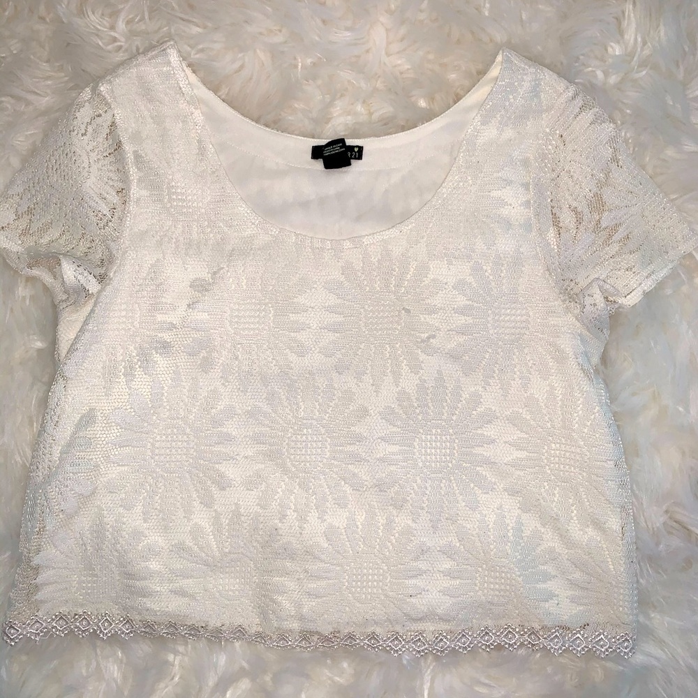 Sunflower embroidered top